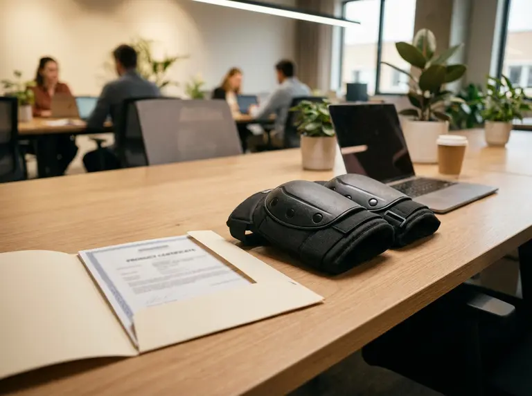 Сертификат на наколенники